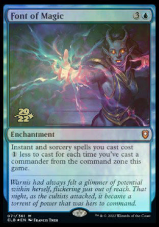 Font of Magic [Commander Legends: Battle for Baldur's Gate Prerelease Promos] - Destination Retro
