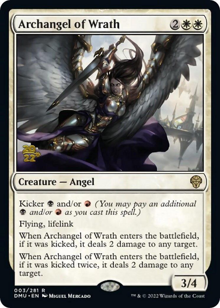 Archangel of Wrath [Dominaria United Prerelease Promos] - Destination Retro