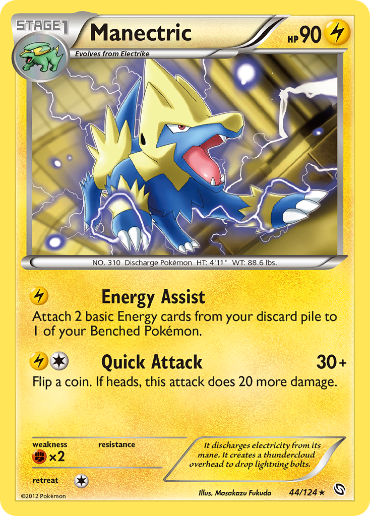 Manectric (44/124) [Black & White: Dragons Exalted] - Destination Retro
