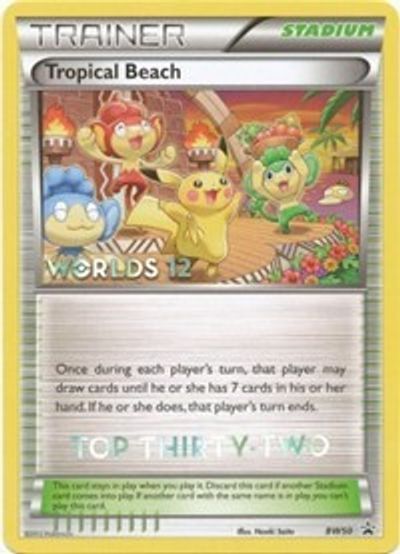 Tropical Beach (BW50) (Top 32) [Black & White: Black Star Promos] - Destination Retro