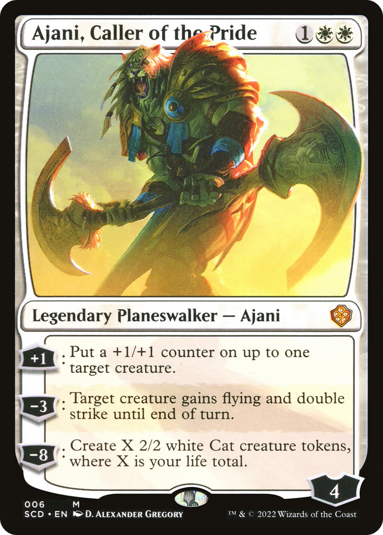 Ajani, Caller of the Pride [Starter Commander Decks] - Destination Retro