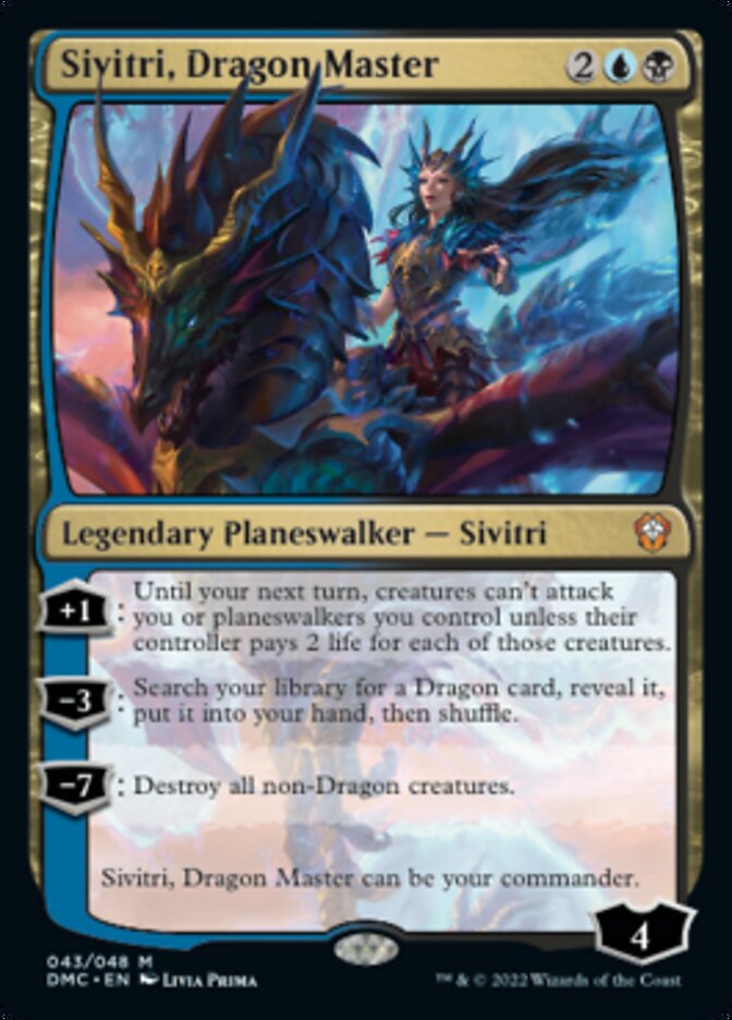 Sivitri, Dragon Master [Dominaria United Commander] - Destination Retro