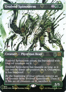 Evolved Spinoderm (Borderless Ichor Step-and-Compleat Foil) [Phyrexia: All Will Be One] - Destination Retro