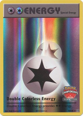 Double Colorless Energy (90/108) (NA International Championship Promo) [XY: Evolutions] - Destination Retro