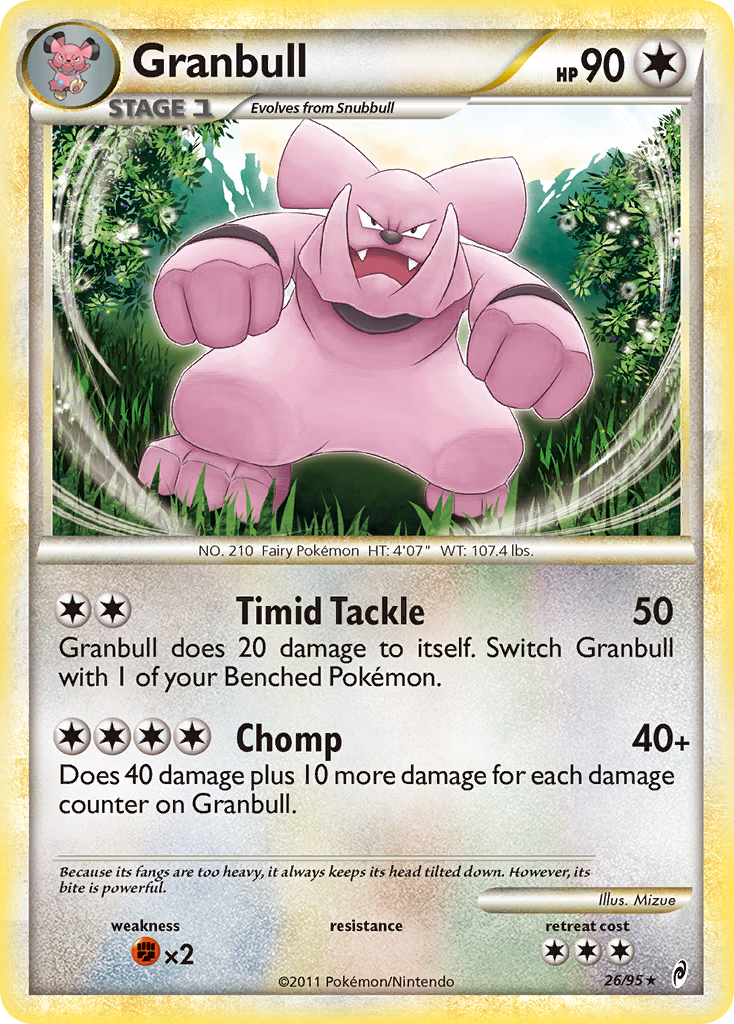 Granbull (26/95) [Call of Legends] - Destination Retro