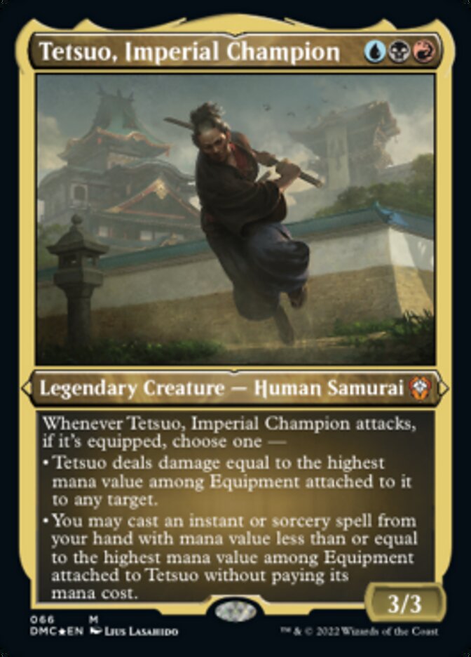 Tetsuo, Imperial Champion (Foil Etched) [Dominaria United Commander] - Destination Retro