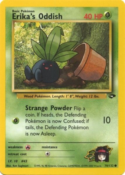 Erika's Oddish (70/132) [Gym Challenge Unlimited] - Destination Retro