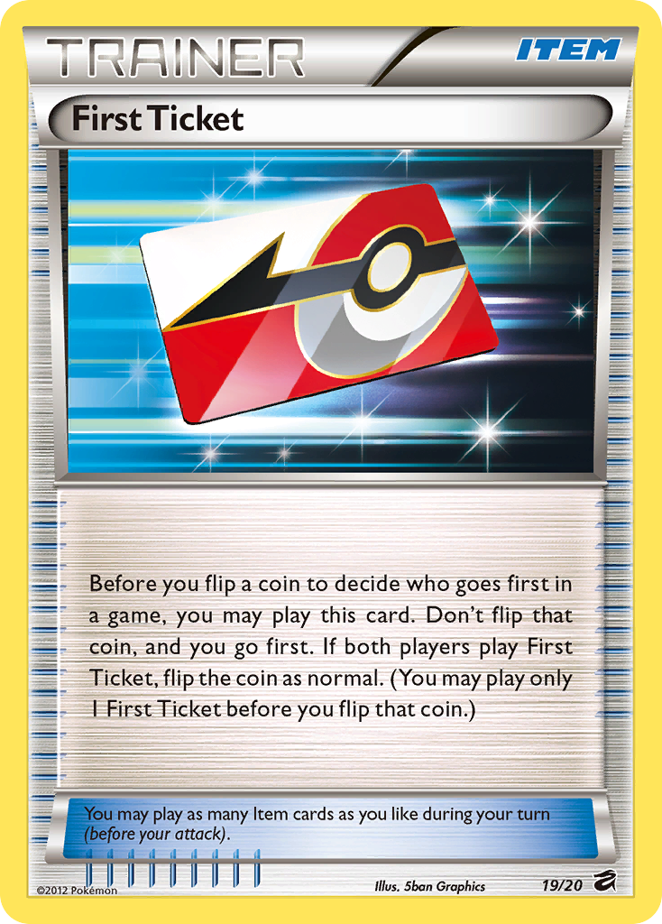 First Ticket (19/20) [Black & White: Dragon Vault] - Destination Retro