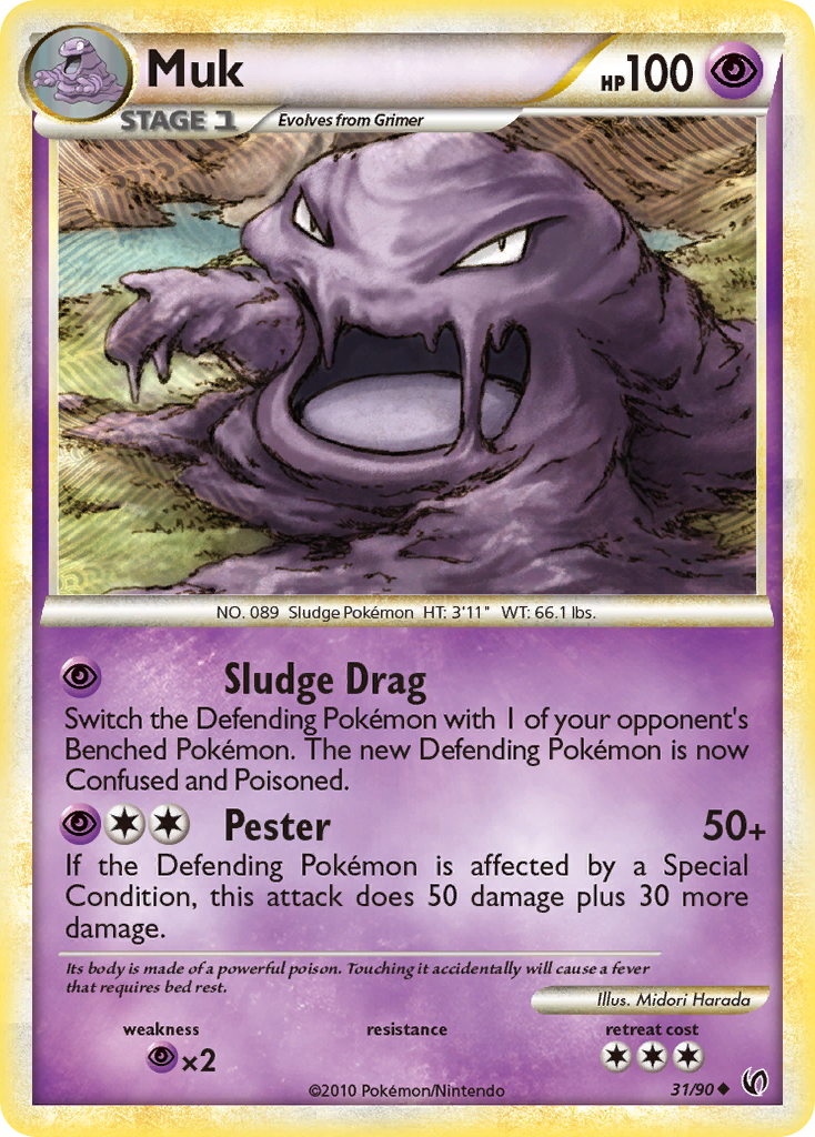 Muk (31/90) [HeartGold & SoulSilver: Undaunted] - Destination Retro