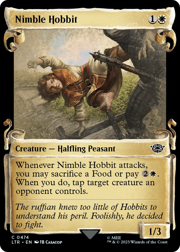 Nimble Hobbit [The Lord of the Rings: Tales of Middle-Earth Showcase Scrolls] - Destination Retro