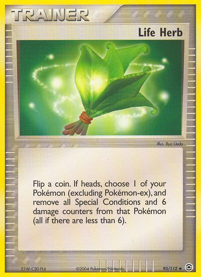 Life Herb (93/112) [EX: FireRed & LeafGreen] - Destination Retro