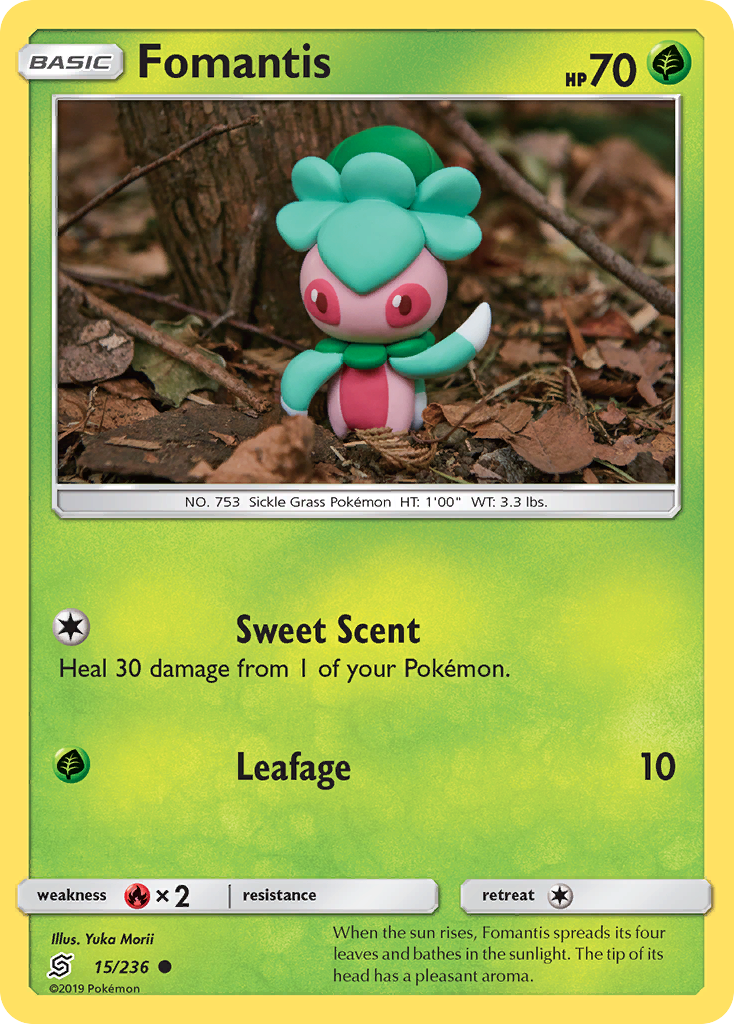 Fomantis (15/236) [Sun & Moon: Unified Minds] - Destination Retro