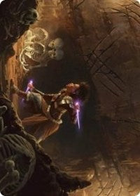 Dogged Pursuit Art Card [Kaldheim: Art Series] - Destination Retro