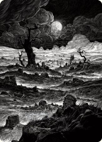 Plains 1 Art Card [Innistrad: Crimson Vow Art Series] - Destination Retro