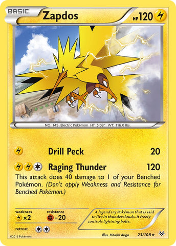Zapdos (XY Roaring Skies) (23/108) [Theme Deck Exclusives] - Destination Retro