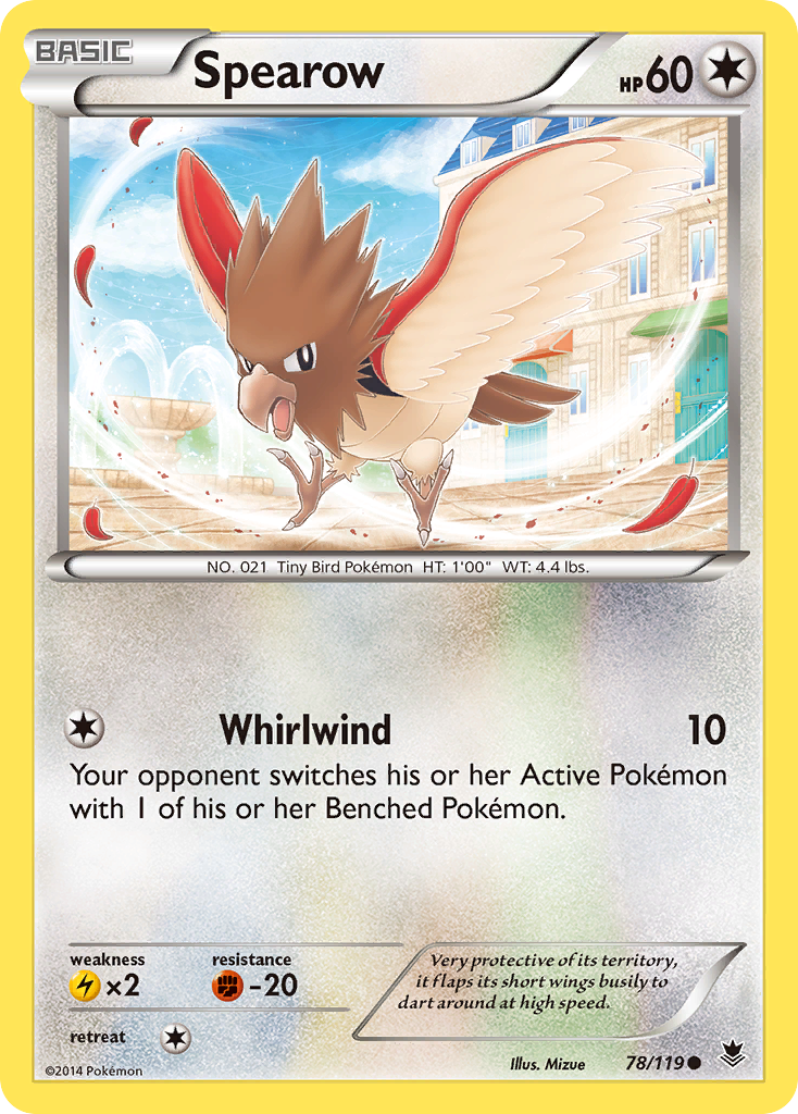 Spearow (78/119) [XY: Phantom Forces] - Destination Retro