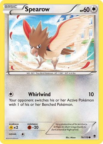 Spearow (78/119) [XY: Phantom Forces] - Destination Retro