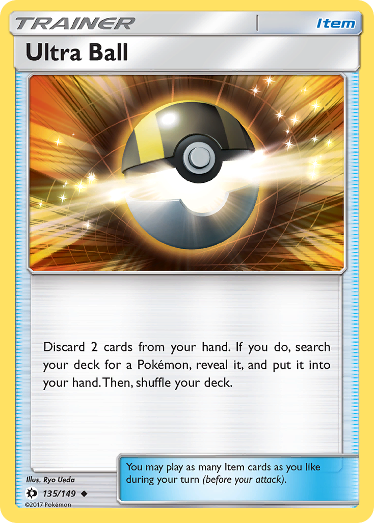 Ultra Ball (135/149) [Sun & Moon: Base Set] - Destination Retro