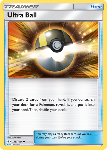 Ultra Ball (135/149) [Sun & Moon: Base Set] - Destination Retro