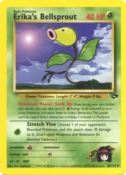 Erika's Bellsprout (38/132) [Gym Challenge Unlimited] - Destination Retro