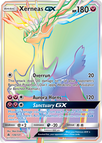 Xerneas GX (139/131) [Sun & Moon: Forbidden Light] - Destination Retro