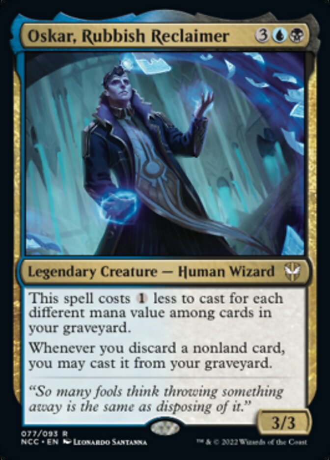 Oskar, Rubbish Reclaimer [Streets of New Capenna Commander] - Destination Retro