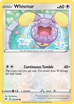 Whismur (135) [Sword & Shield: Vivid Voltage] - Destination Retro