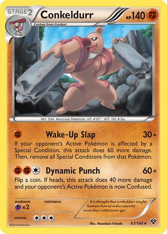 Conkeldurr (67/146) [XY: Base Set] - Destination Retro