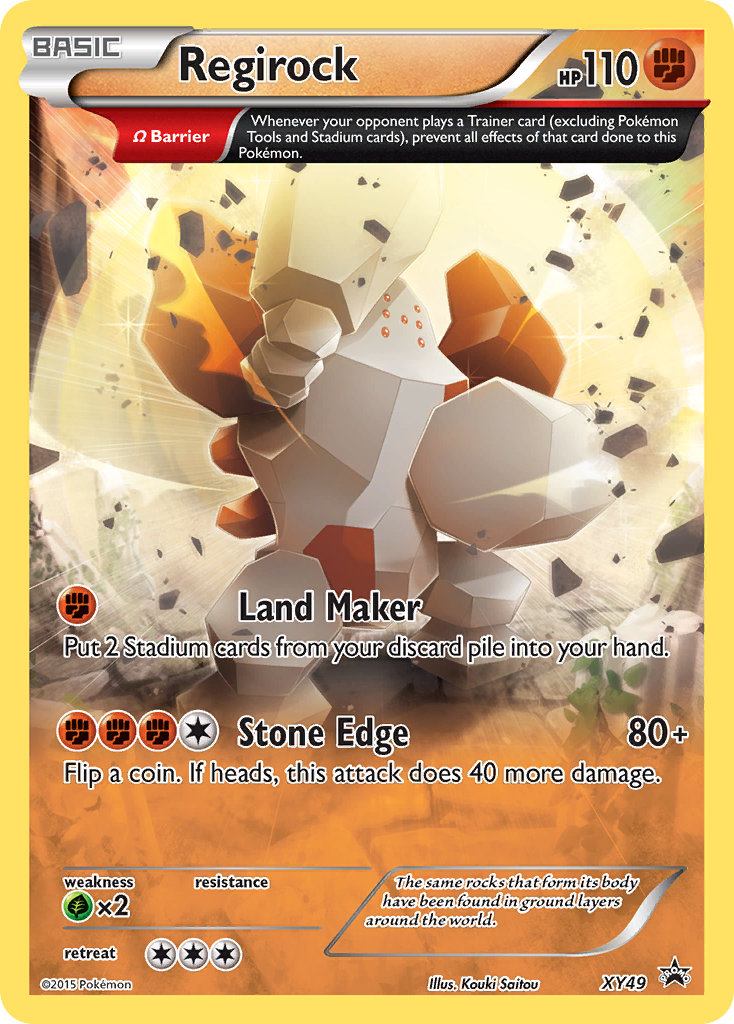 Regirock (XY49) [XY: Black Star Promos] - Destination Retro