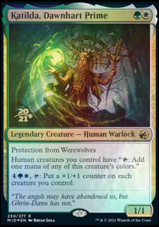 Katilda, Dawnhart Prime [Innistrad: Midnight Hunt Prerelease Promos] - Destination Retro