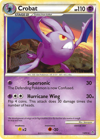 Crobat (14/95) [HeartGold & SoulSilver: Unleashed] - Destination Retro