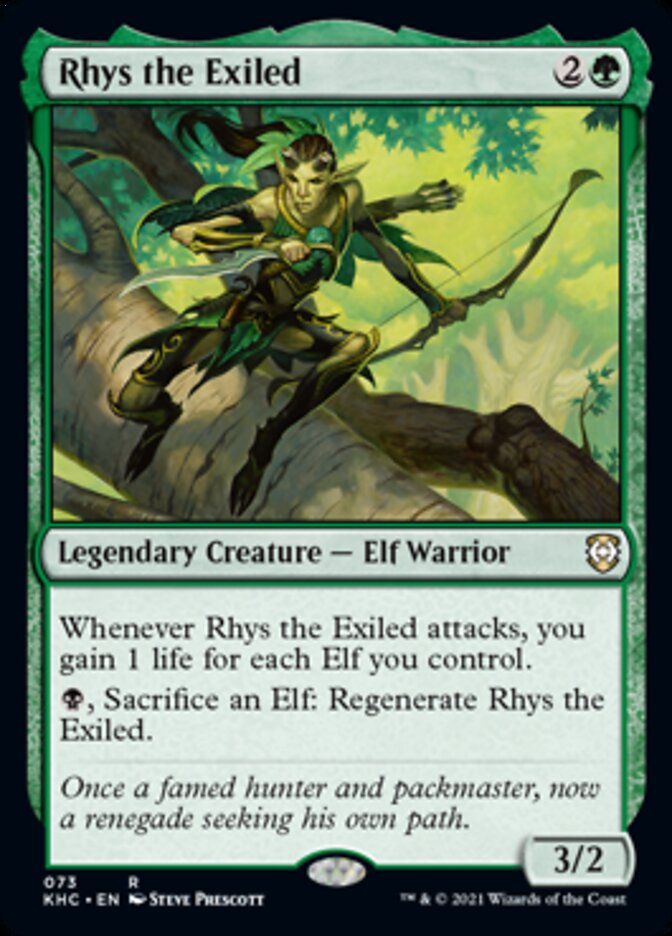 Rhys the Exiled [Kaldheim Commander] - Destination Retro
