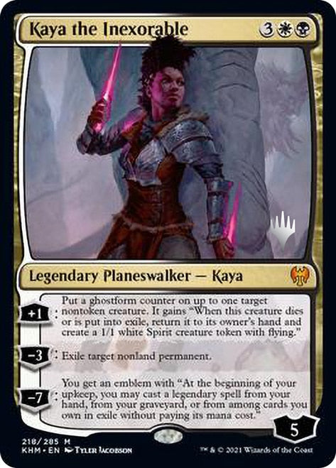 Kaya the Inexorable [Kaldheim Promo Pack] - Destination Retro