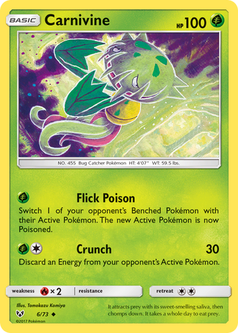 Carnivine (6/73) [Sun & Moon: Shining Legends] - Destination Retro
