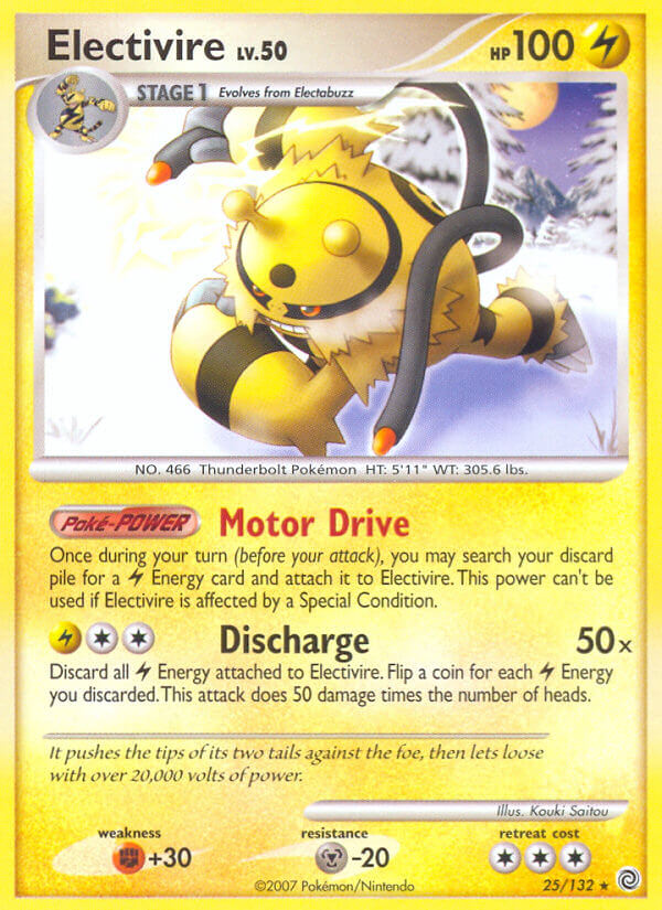 Electivire (25/132) (Theme Deck Exclusive) [Diamond & Pearl: Secret Wonders] - Destination Retro