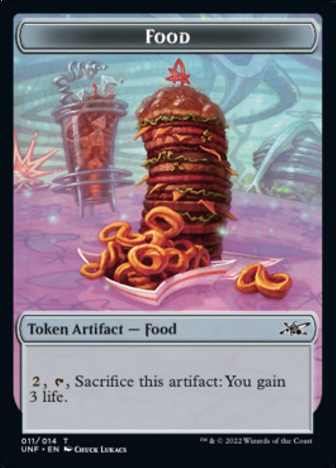 Food (011) Token [Unfinity Tokens] - Destination Retro
