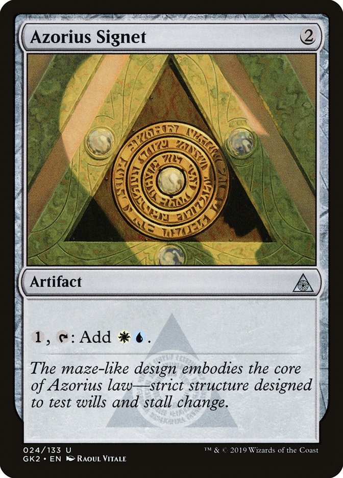 Azorius Signet [Ravnica Allegiance Guild Kit] - Destination Retro