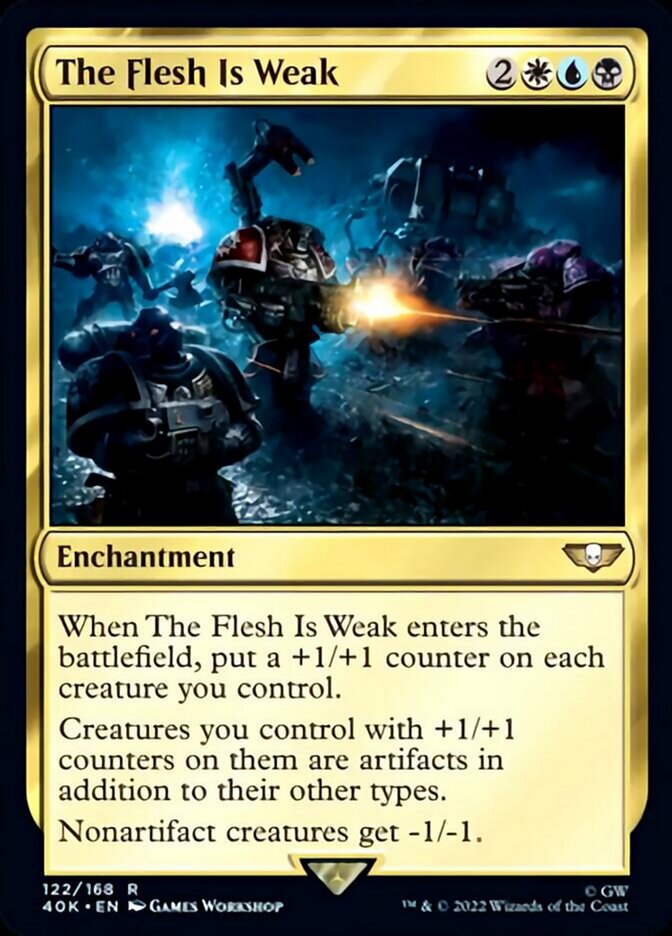 The Flesh Is Weak [Universes Beyond: Warhammer 40,000] - Destination Retro