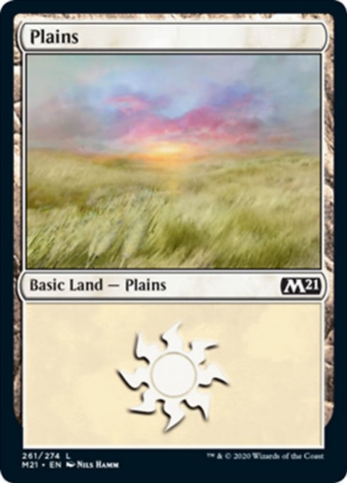 Plains (261) [Core Set 2021] - Destination Retro