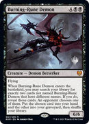 Burning-Rune Demon [Kaldheim Promo Pack] - Destination Retro