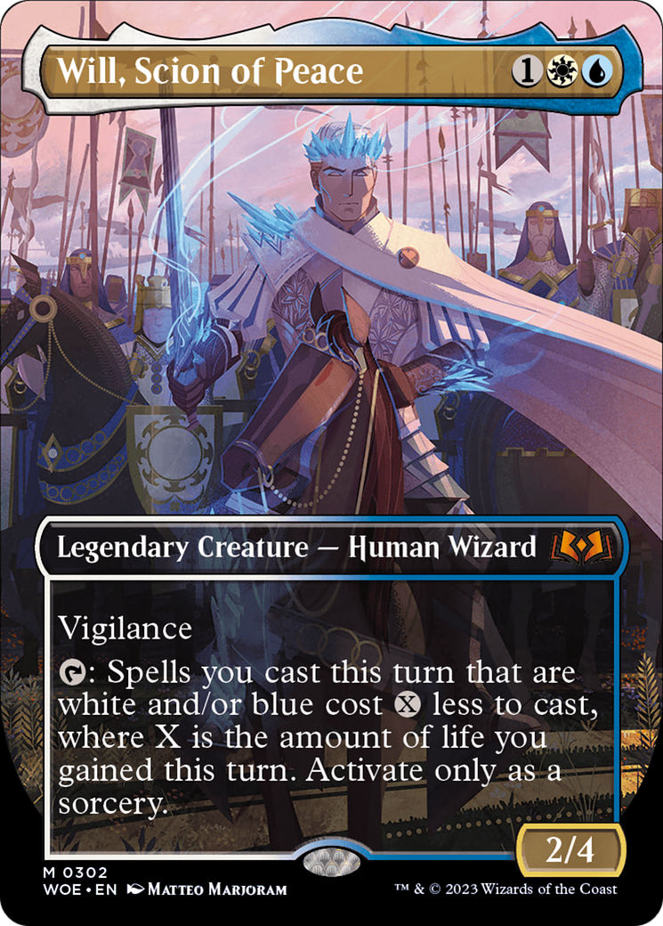 Will, Scion of Peace (Borderless Alternate Art) [Wilds of Eldraine] - Destination Retro