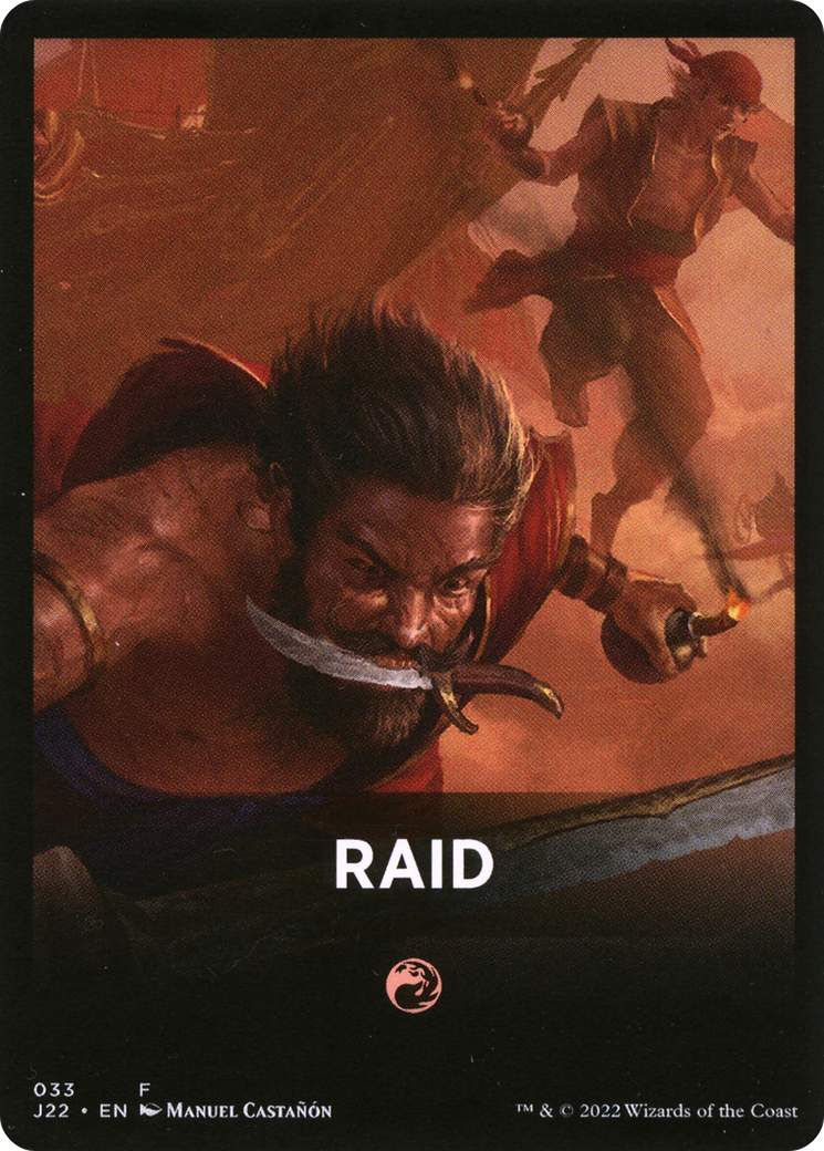 Raid Theme Card [Jumpstart 2022 Front Cards] - Destination Retro