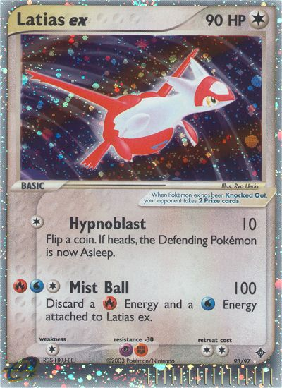 Latias ex (93/97) [EX: Dragon] - Destination Retro