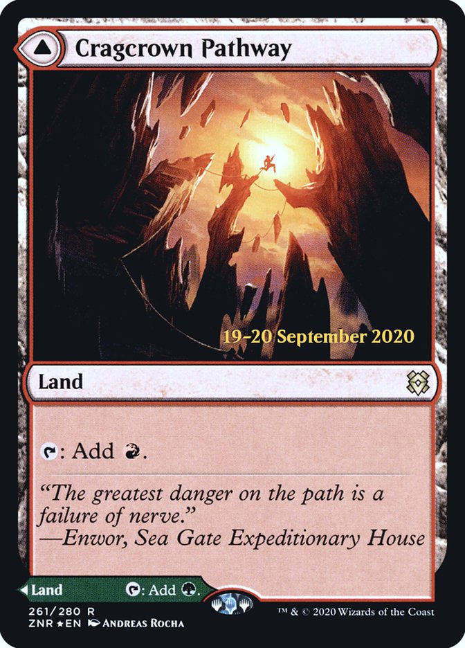 Cragcrown Pathway // Timbercrown Pathway  [Zendikar Rising Prerelease Promos] - Destination Retro