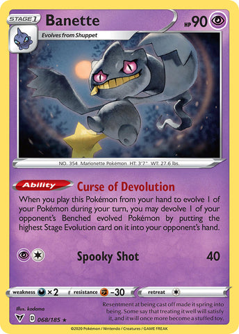 Banette (68) [Sword & Shield: Vivid Voltage] - Destination Retro