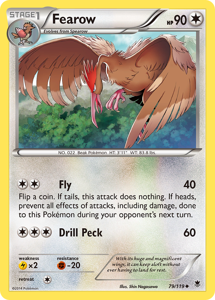 Fearow (79/119) [XY: Phantom Forces] - Destination Retro