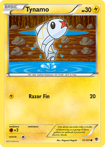 Tynamo (31/101) [Black & White: Plasma Blast] - Destination Retro