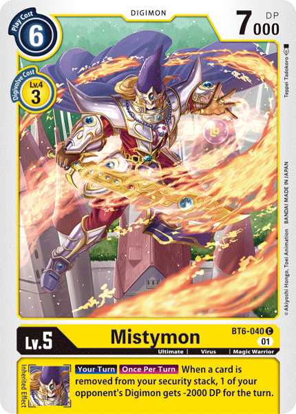 Mistymon [BT6-040] [Double Diamond] - Destination Retro