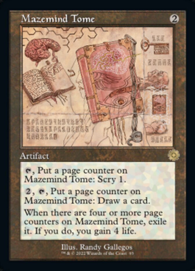 Mazemind Tome (Retro Schematic) [The Brothers' War Retro Artifacts] - Destination Retro