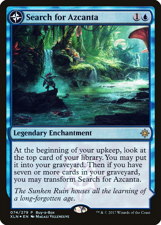 Search for Azcanta // Azcanta, the Sunken Ruin (Buy-A-Box) [Ixalan Treasure Chest] - Destination Retro